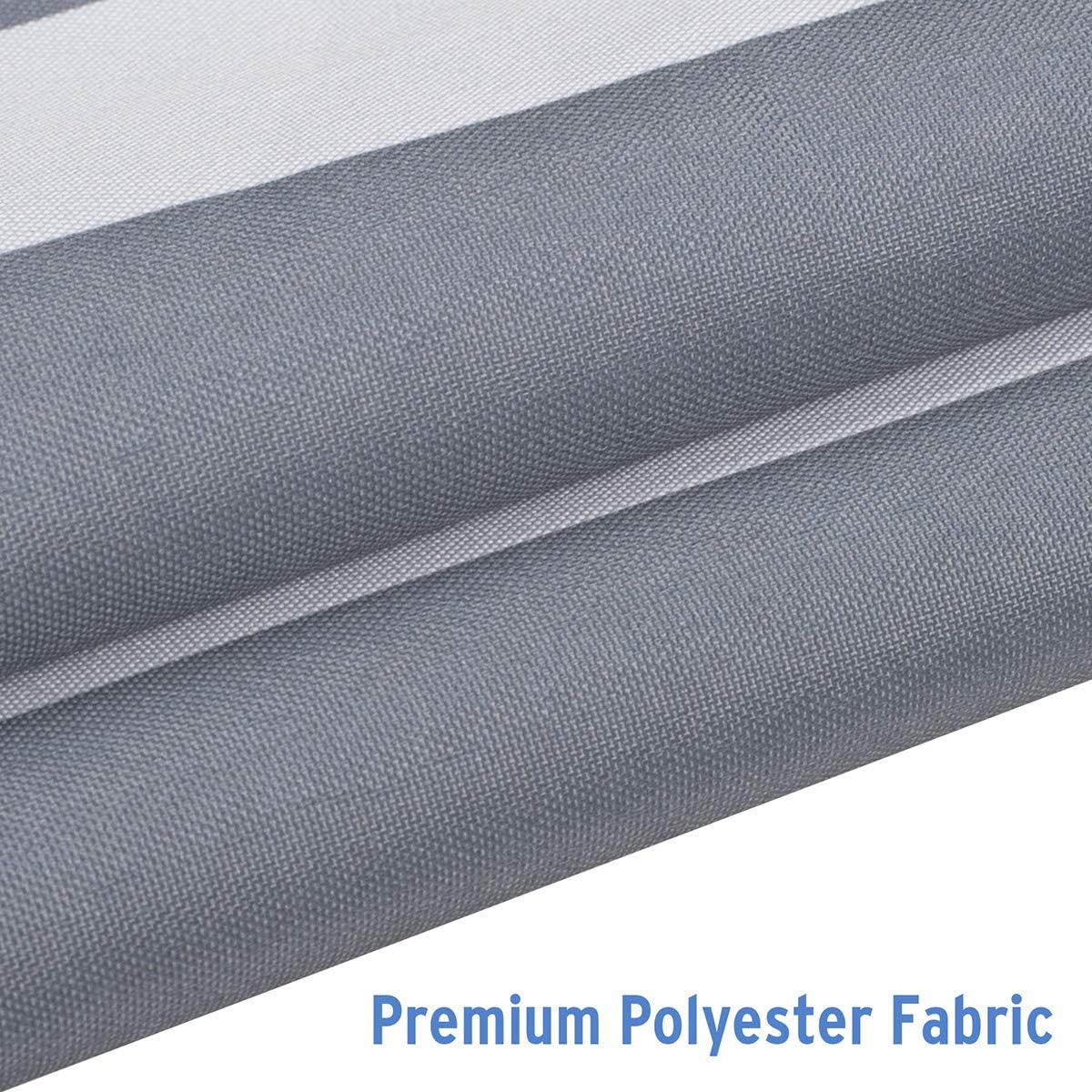 AmazerBath Fabric Shower Curtain, Grey Gradient Stripe Polyester Fabric Shower Curtains Decorative Curtains for Bathroom Hotel Quality, 72 X 72 Inches: Kitchen & Dining