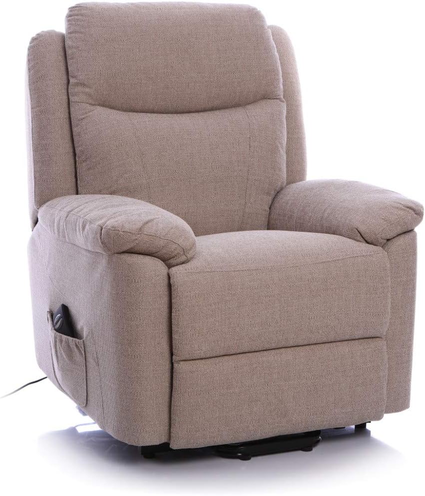 Morris Living Oxford Riser Recliner/Lift & Tilt Chair in Soft Beige
