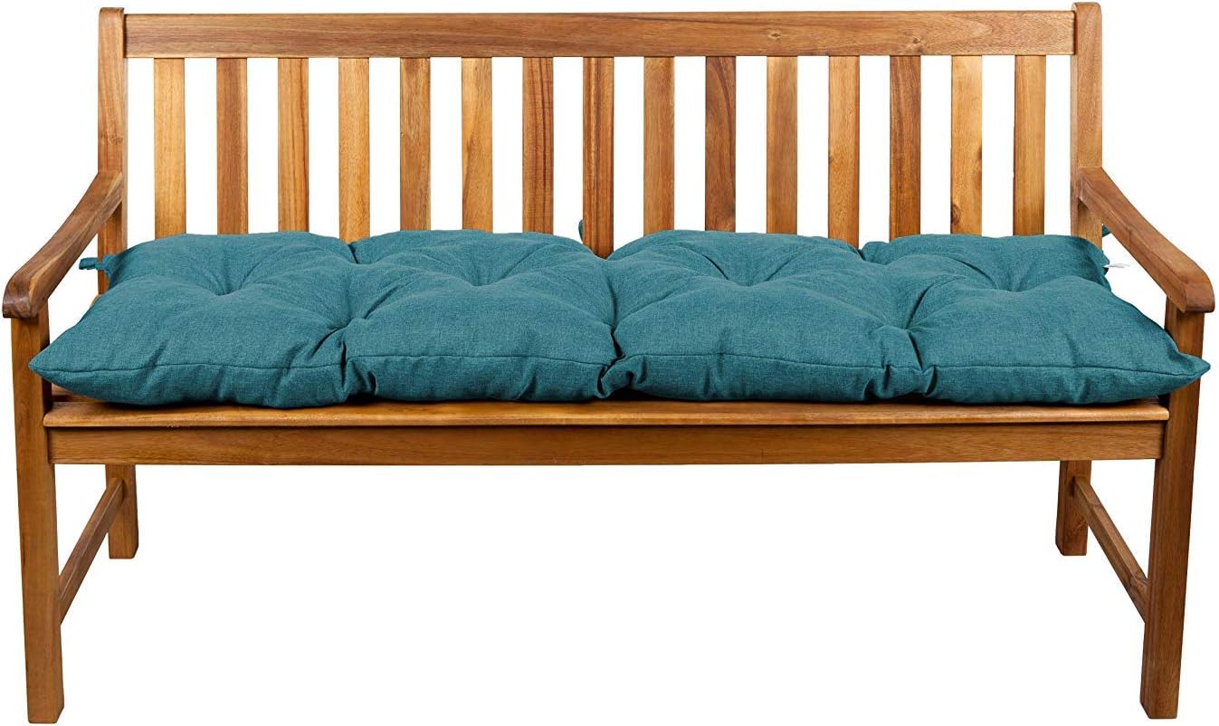 gutekissen Bench cushion Patio Lawn Bench or Swing Garden Furniture LS (200x50, Turquoise 13)