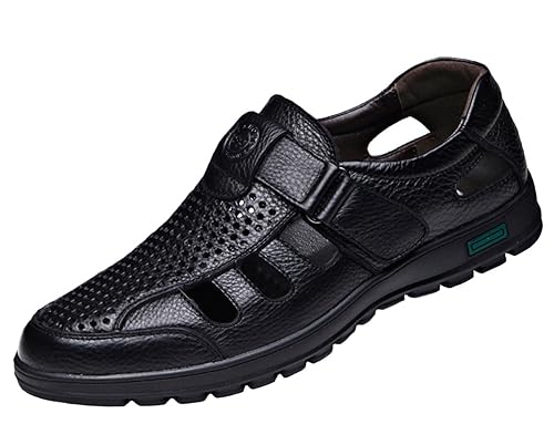 men's outdoor leather mules