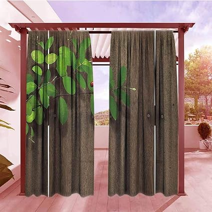 Amazon Com Thermal Insulated Blackout Curtains Ladybugs