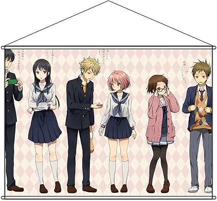 Amazon 境界の彼方 B2タペストリー 名瀬博臣 栗山未来 名瀬美月 B2 728 X 515 Mm 掛ける絵 アニメ 萌えグッズ 通販