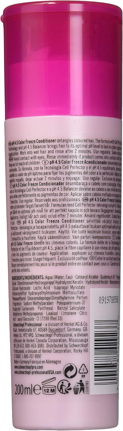 SCHWARZKOPF BC pH4.5CF CON 200ml, Gold, 200 ml (Pack of 1) - Image 3