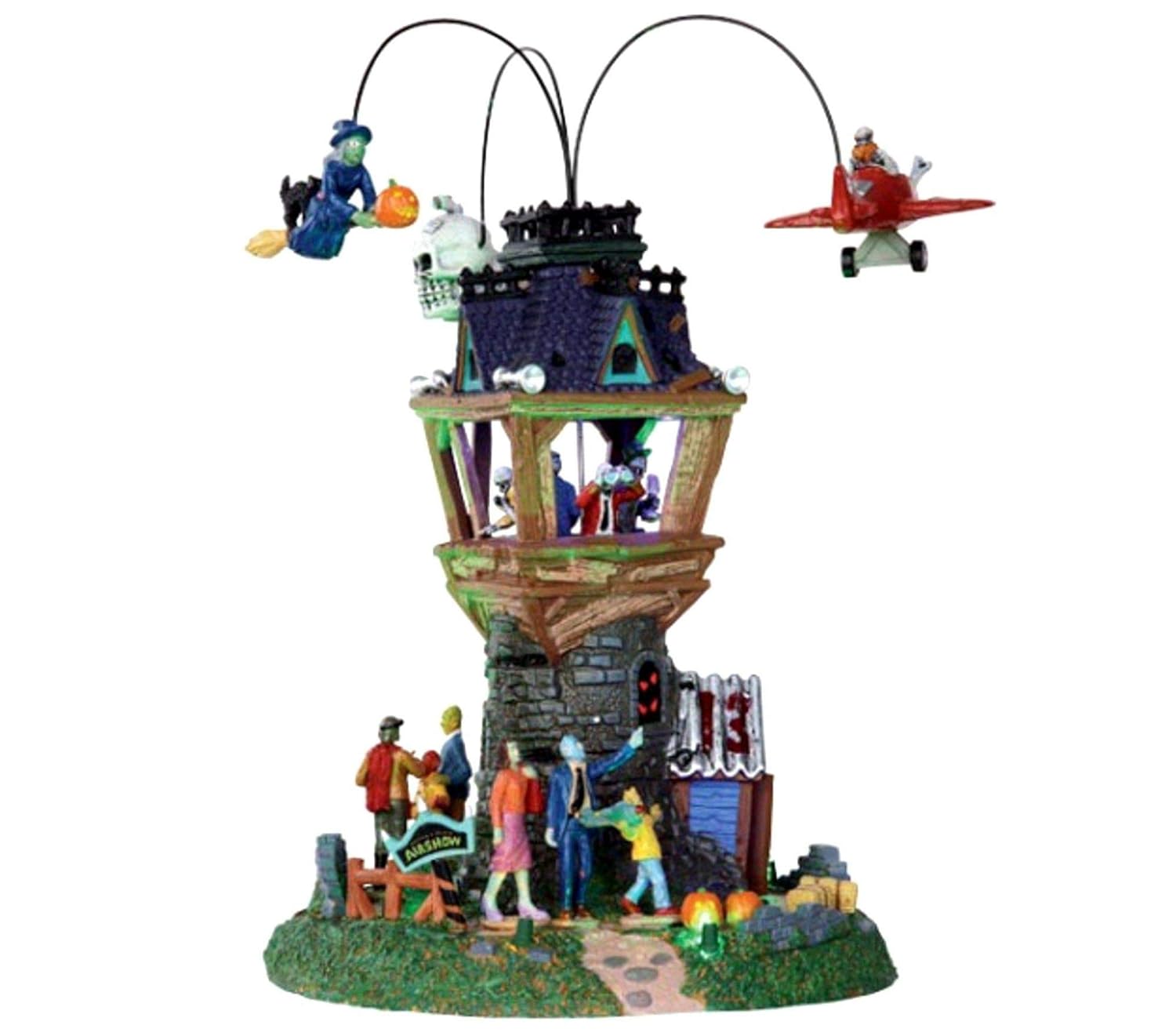 Lemax 34607 Halloween Airshow Spooky Town Village Accessory Building Decor