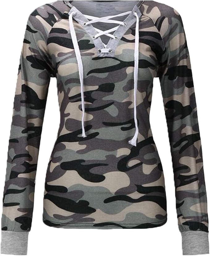 long camouflage sweater