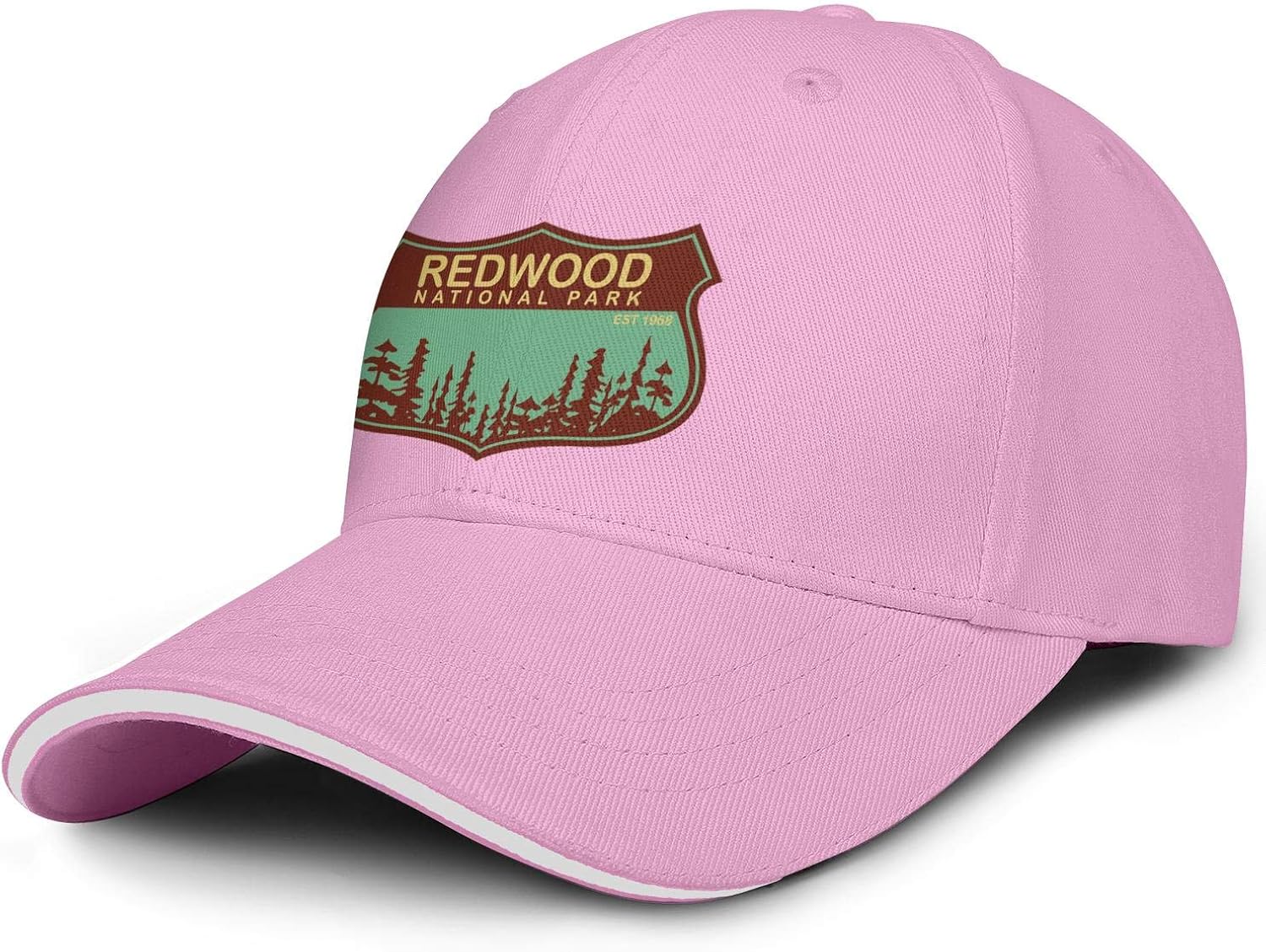 Mens Women's RedwoodNationalPark Cap Simple Workout Caps Hats at
