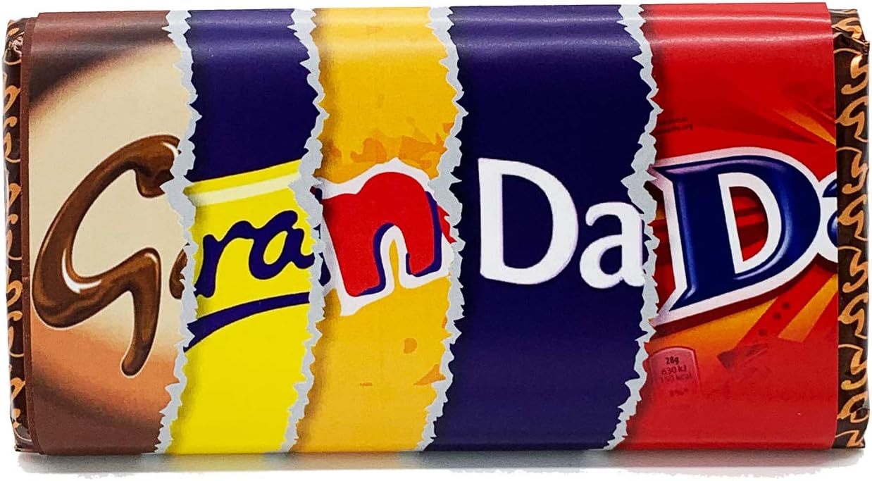 Grandad Chocolate Bar with Novelty Joke Wrapper Funny Rude Gift