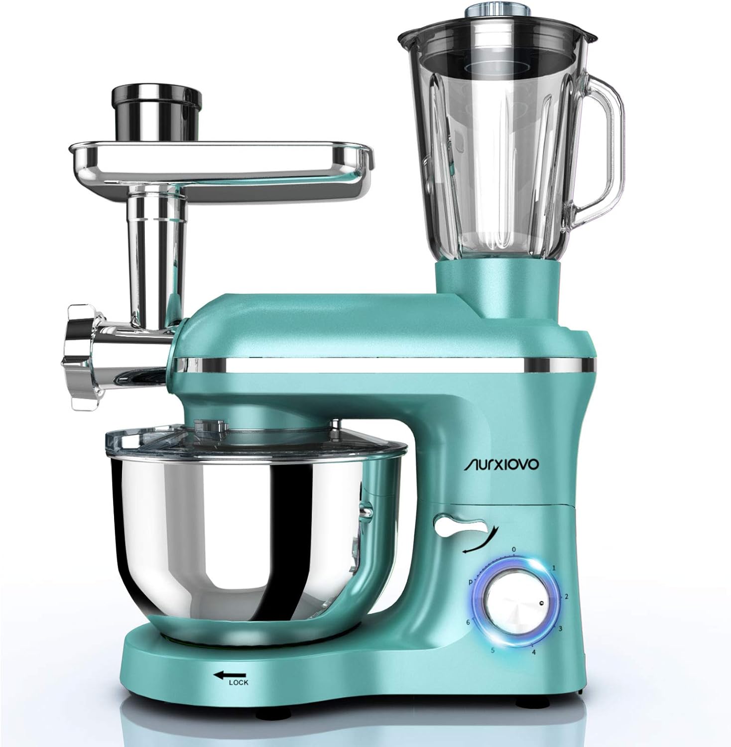 Nurxiovo 3 in 1 850w Stand Mixer TiltHead Kitchen Food