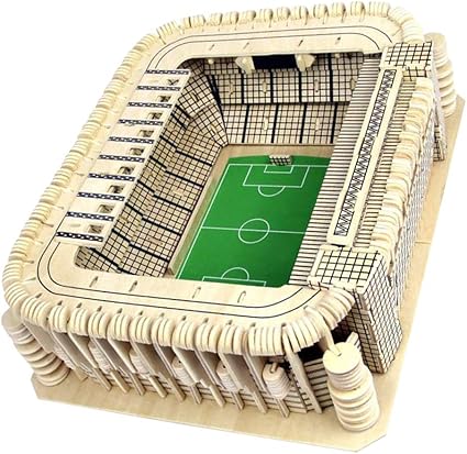 Amazon Co Jp Cam 3d立体パズル リアル サッカースタジアム マドリード 木製 組み立て式 おもちゃ ホーム キッチン