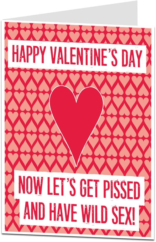 rude valentines day cards for him