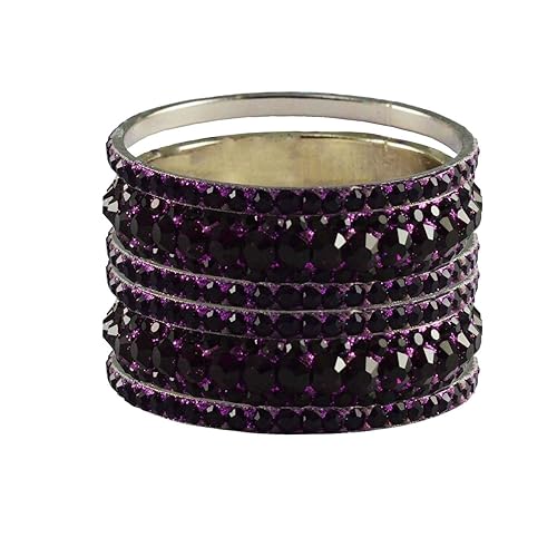 Bangle Set for Women (Purple) (ban3204-2.6)