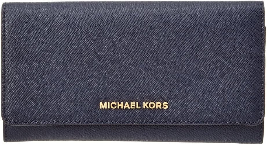 navy blue mk wallet