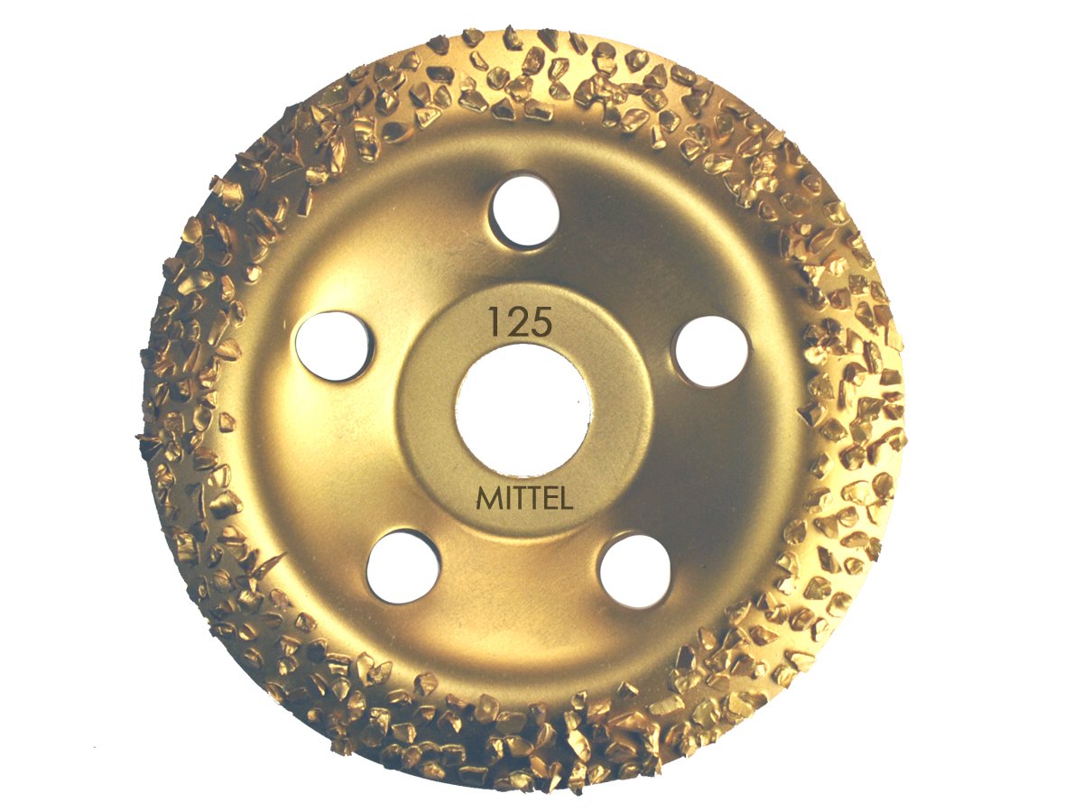 Carbide Cup Wheel Sanding Disc 125 mm Hard Metal Split Cup Wheel Coarse