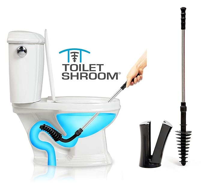 ToiletShroom Revolutionary Plunger, Squeegee, Clog Remover, Drain