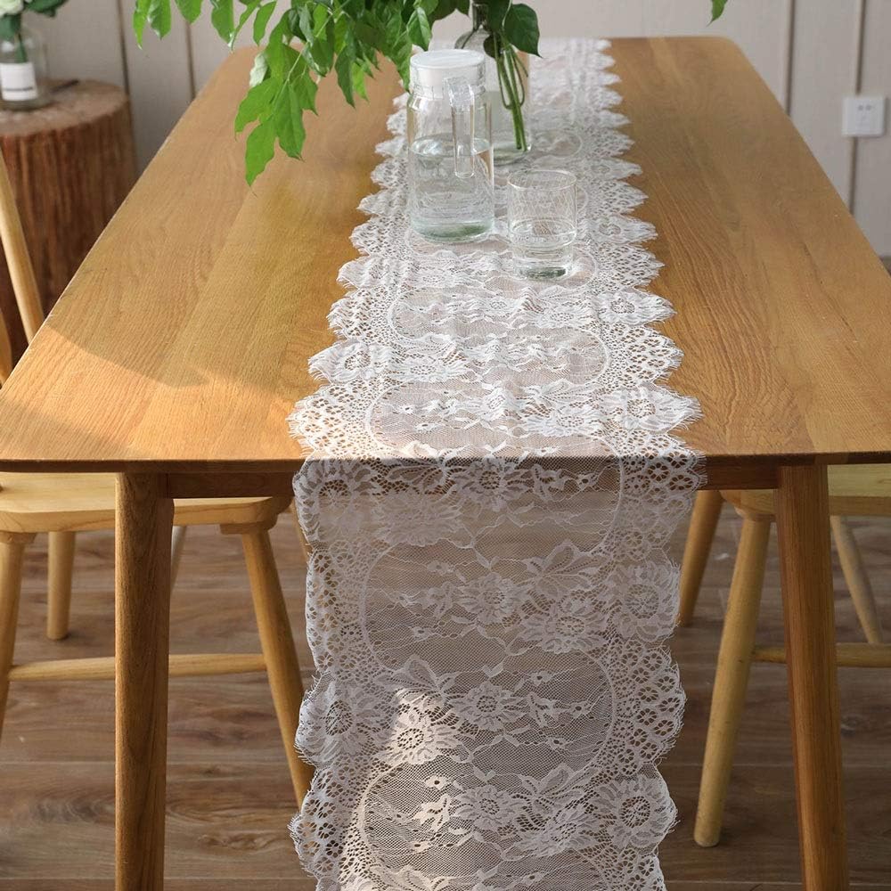 Jenghfnifer Table Runner Modern CottonPolyester Macrame Table Runner