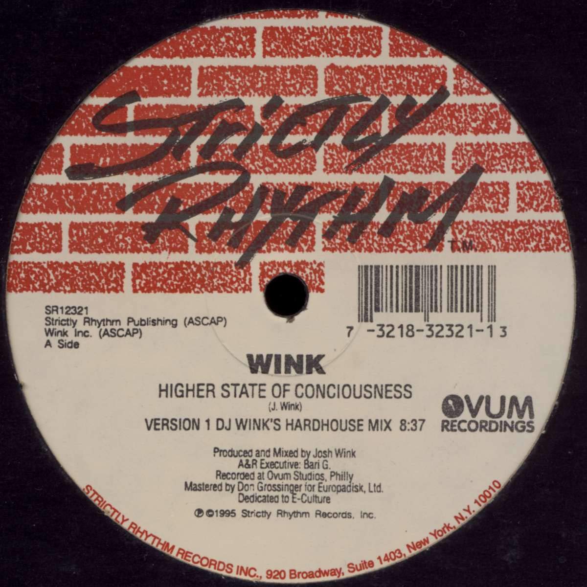 Josh Wink Higher State Of Consciousness