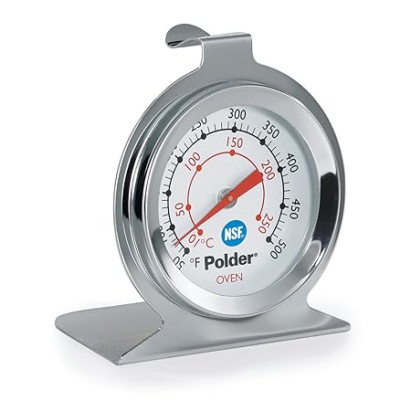 Polder Oven Thermometer, Stainless Steel