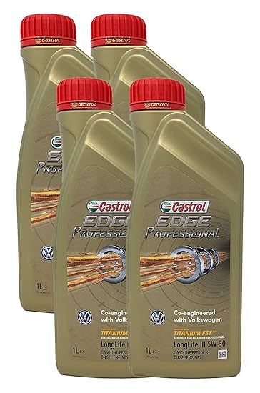 SMC Motoröl für Autos Castrol Edge Professional Longlife III 5W-30, 4 Liter