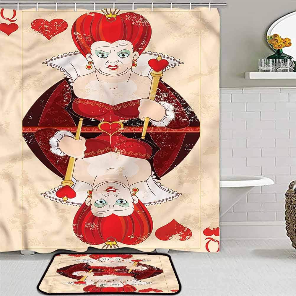 ScottDecor Alice in Wonderland Bathroom Shower Curtains
