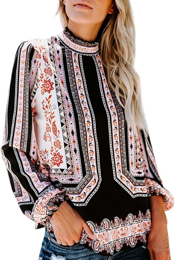 Boho long sleeve shirt Clearance