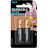 Duracell Ultra Alkaline AA Batteries (Pack of 2)