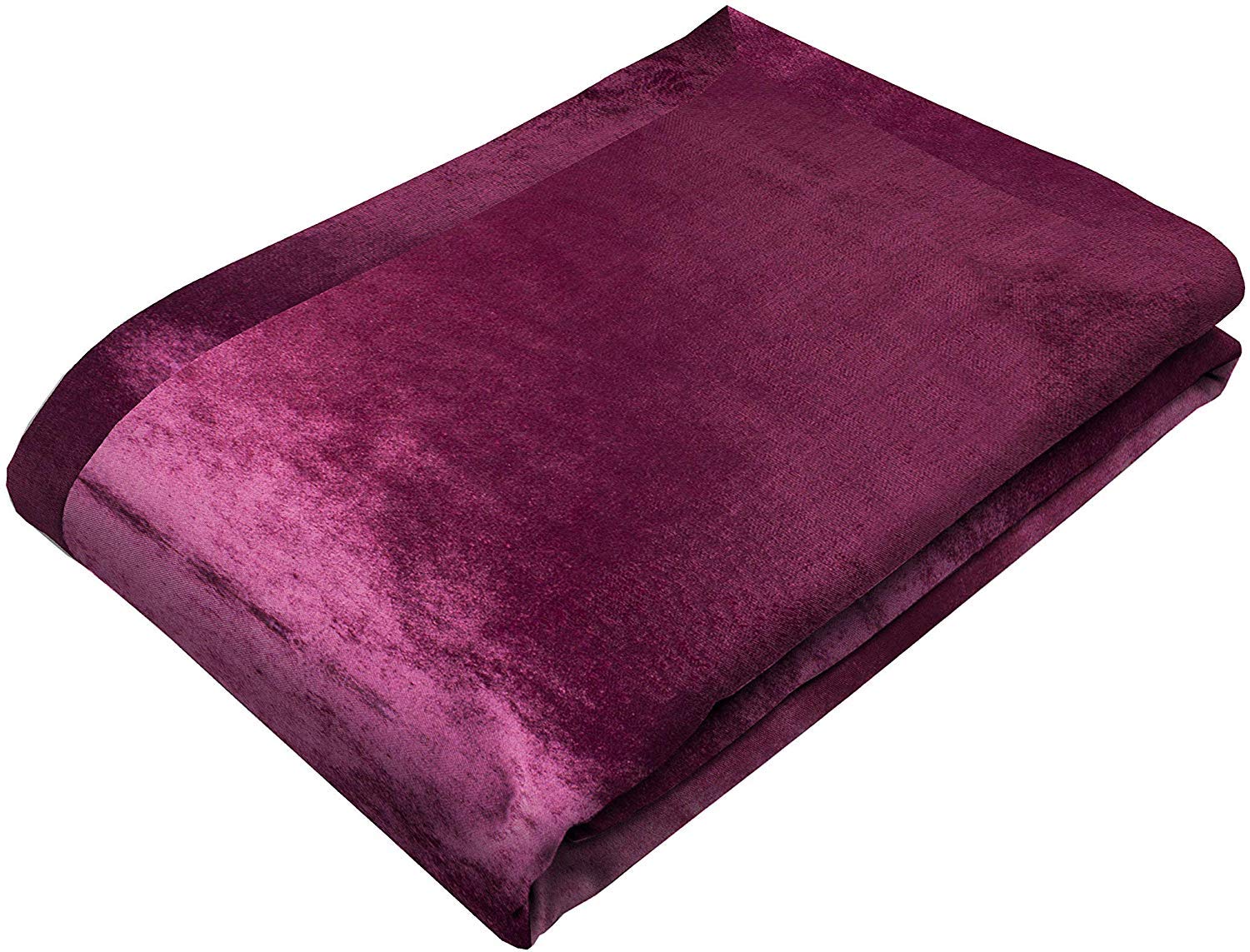 McAlister Textiles Shiny Velvet | Designer Luxury Plush Lightly Crushed Velvet Hot Fuchsia Pink Luxury Velour Craft + Curtain Material | Fabric Swatch Sample