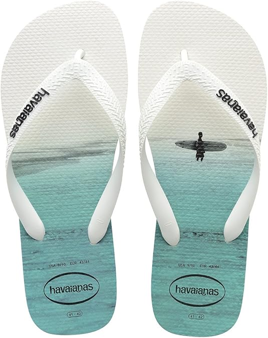havaianas printed flip flops