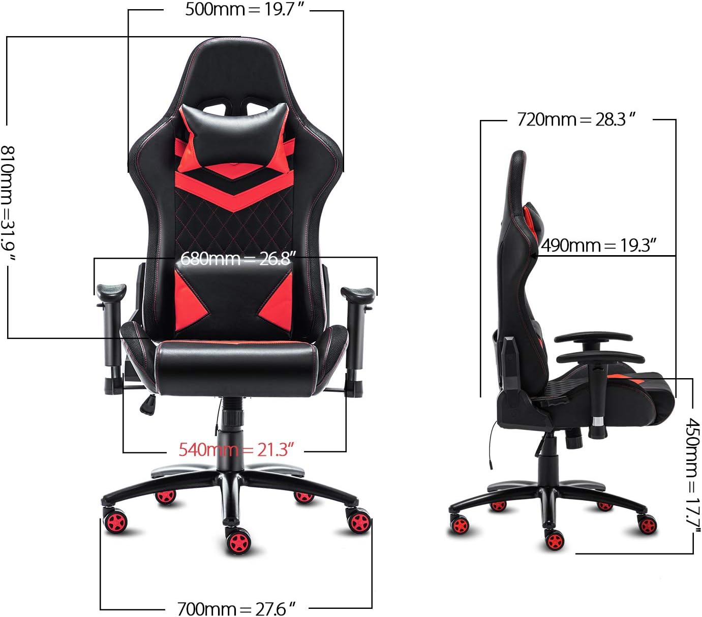 correct lumbar support height