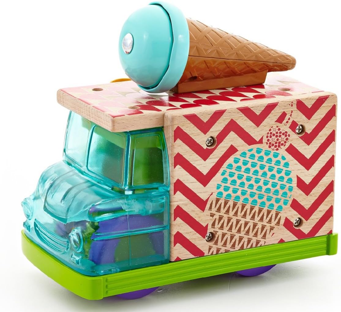 wooden ice cream truck