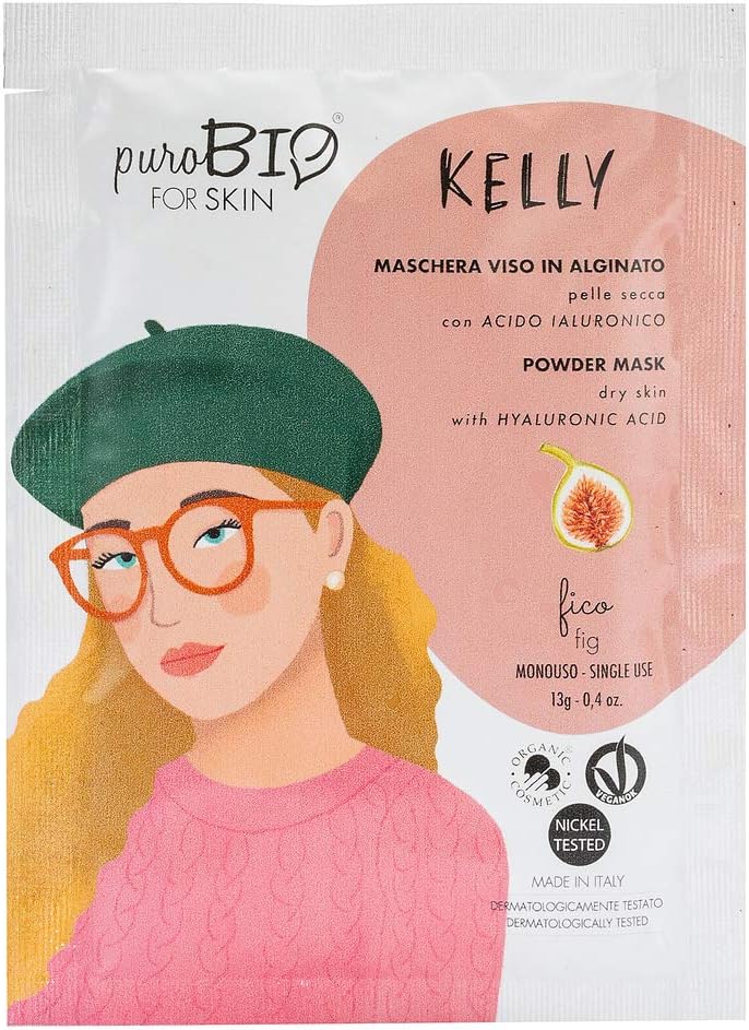 PuroBio Kelly Peel Off Face Mask for Dry Skin, No. 08 Fig