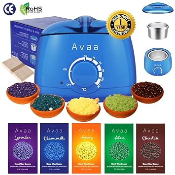 Avaa Professional Wax Warmer Set Hair Removal Depilatory Waxing