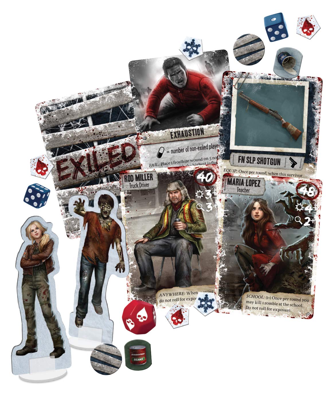 Replacement Game Parts The Long Night New Dead Of Winter 26 Tokens