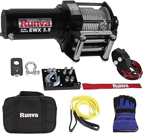 Amazon Runva 3500ポンドelectric 12 V Atv Utv電源牽引ウインチマスターリカバリキット プレーヤー レシーバー 車 バイク Amazon Runva 3500ポンドelectric 12 V Atv Utv電源牽引ウインチマスターリカバリキット プレーヤー レシーバー 車 バイク