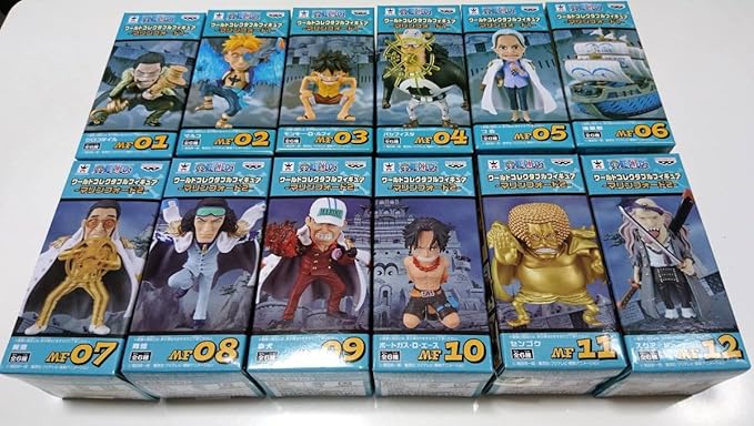 Amazon Co Jp ワンピースワールドコレクタブルフィギュア マリンフォード1 マリンフォード2 全12種セット 軍艦 海軍船 スクアード センゴク ホビー 通販