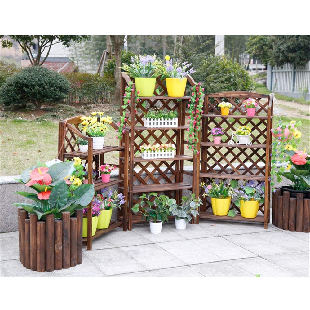 Soporte para Plantas Soporte de flor para madera Estante de ...