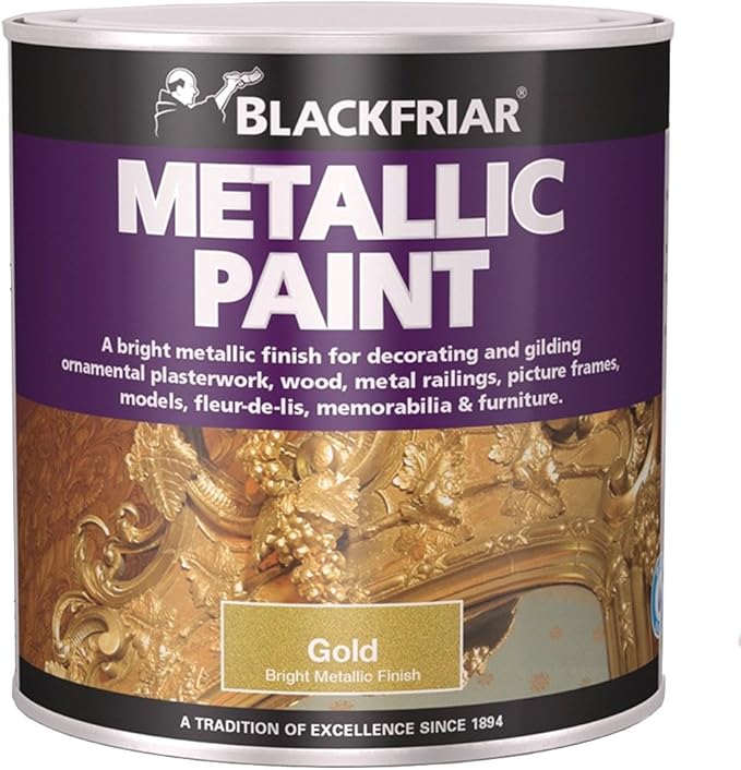 Blackfriar Metallic Paint Antique Gold 250ml Amazon.co.uk DIY & Tools