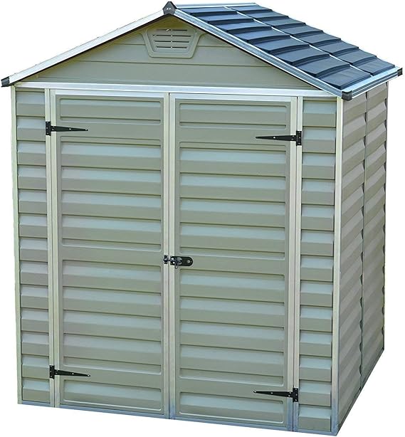 Green Plastic Outdoor Garden Storage Shed from 6 x 3 feet Various