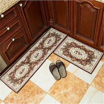 Xyaz Moderner Minimalistischer Langer Kuchen Boden Matten Wasseraufnahme Ol Boden Matten Schlafzimmer Tur Ausgangsteppich Kaffee 40 65 Cm Amazon De Kuche Haushalt