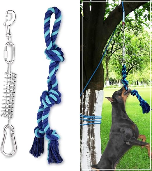 dog toy pole rope