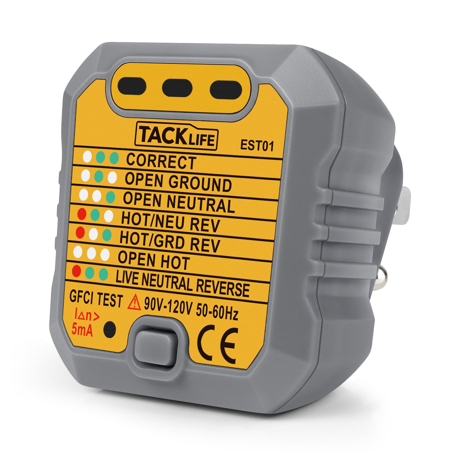 Decoding a three lamp outlet tester Love & Improve Life