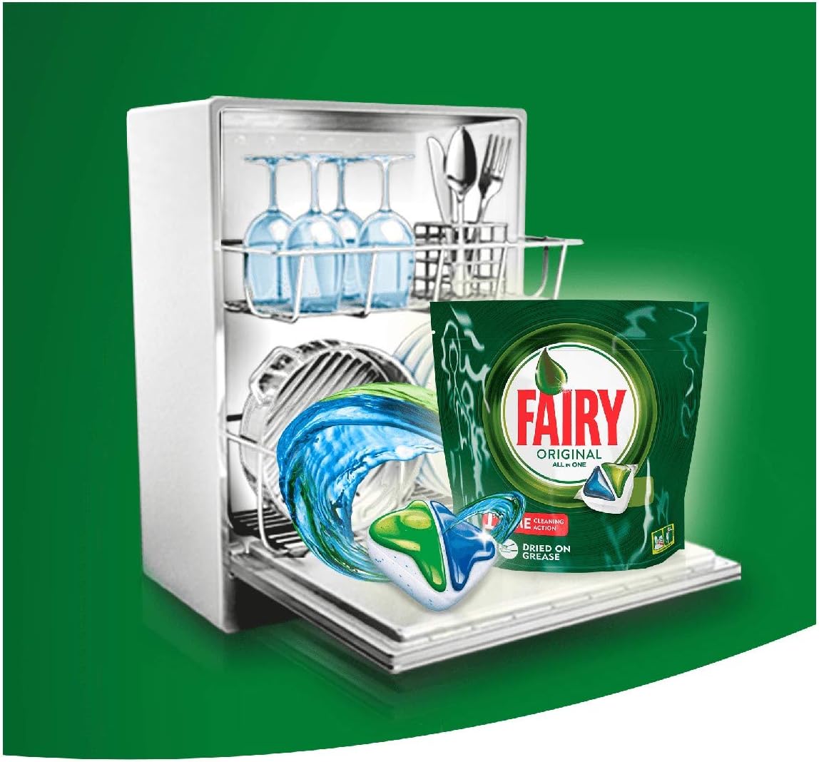 Fairy Original All-in-One Dishwasher Caps, Pack of 31 - Image 4