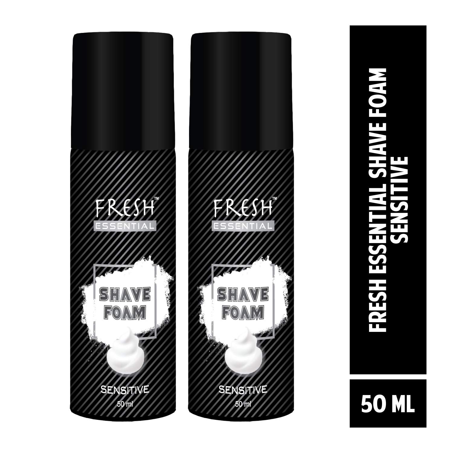Fresh Essential Shave Foam Sensitive, 50 ml (Pack of 2) Rs 99 At
