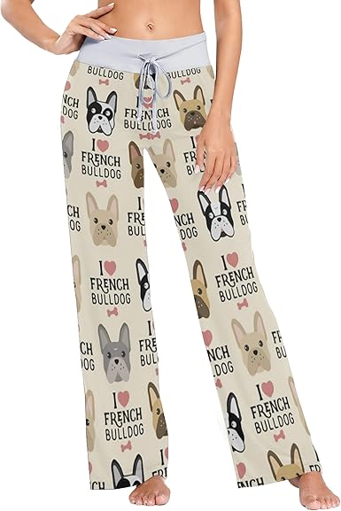 french bulldog pj pants