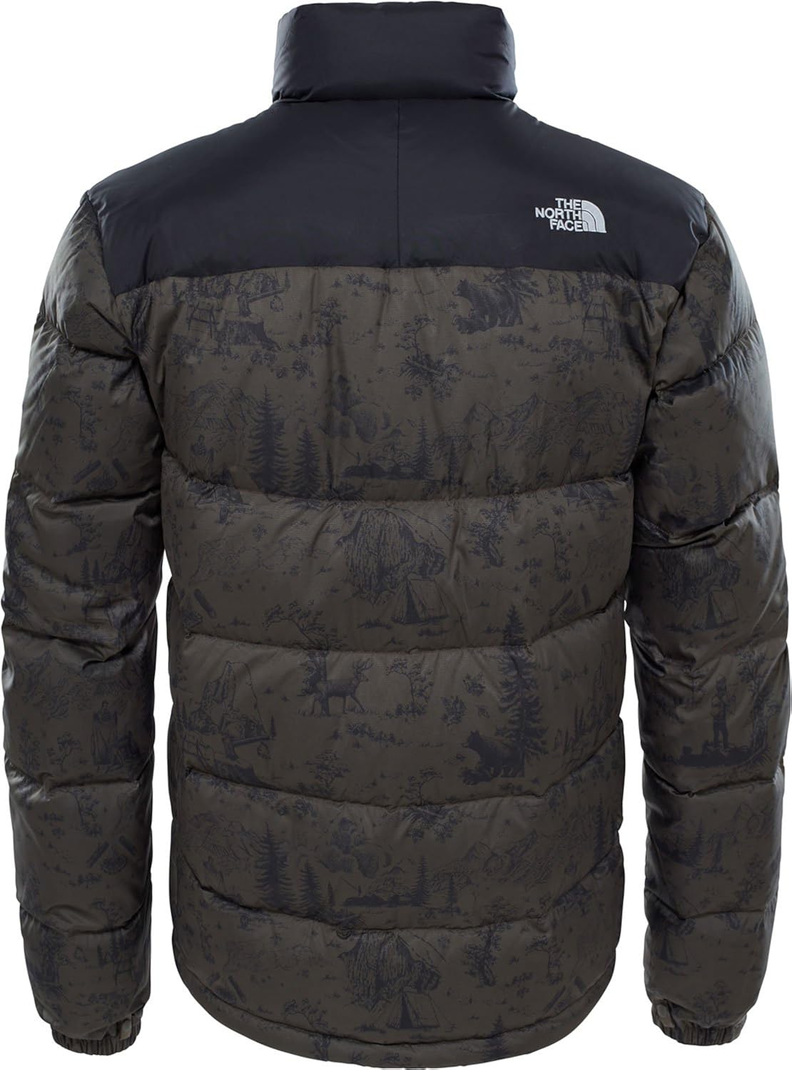 north face nuptse 2 black