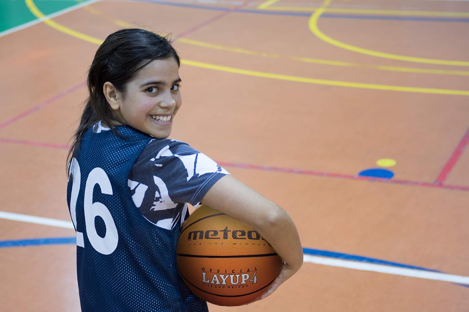 Baloncesto Tamaño 4 Layup meteor Balón Baloncesto Talla 4 Pelota