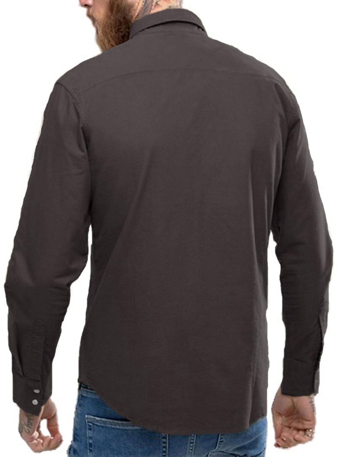 nxtskin men's cotton full sleeve shirt