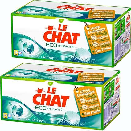 Le Chat Eco Efficacité Lessive écologique En Tablettes
