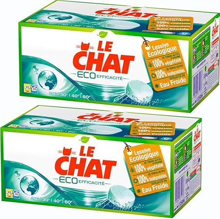 Le Chat Eco Efficacité Lessive écologique En Tablettes