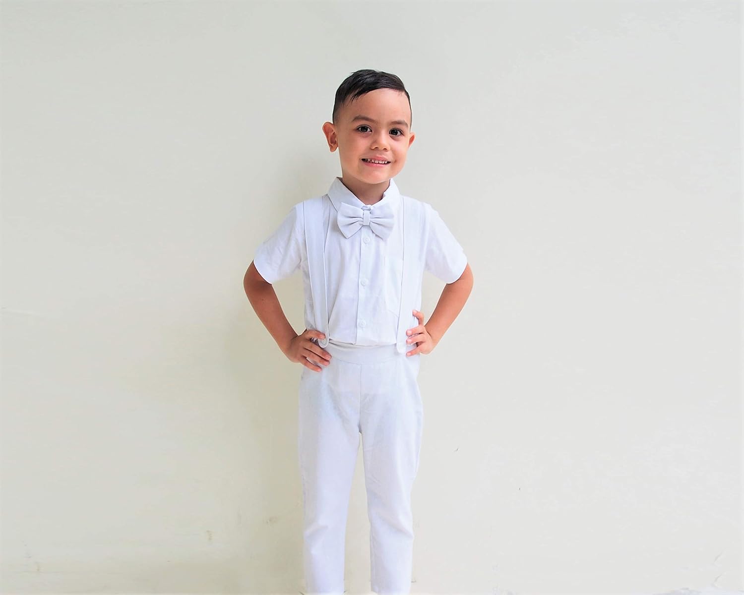 white linen pants suit