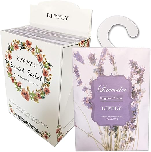 Amazon Com Liffly 8 Large Packs Lavender Scented Sachets Bag With